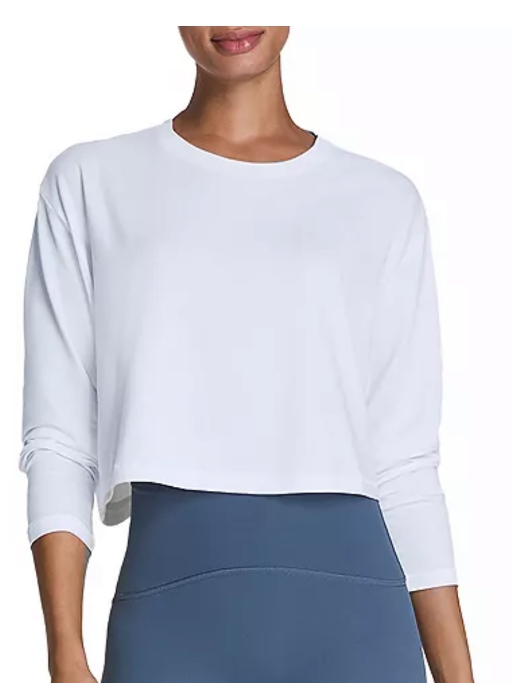 SPANX Supernaturals cropped long sleeve t shirt XL